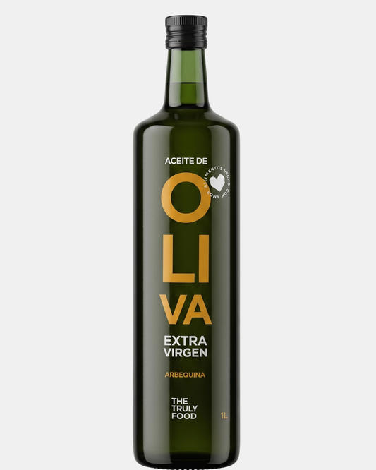 Aceite de Oliva Extra Virgen Arbequina 1L – The Truly Food