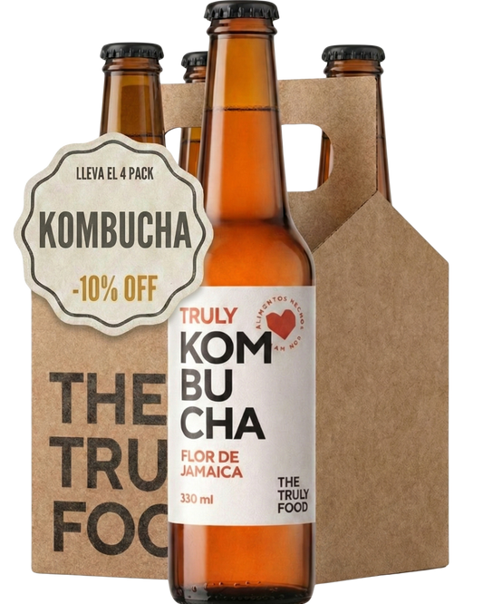 4-Pack Kombucha Flor de Jamaica 330ml