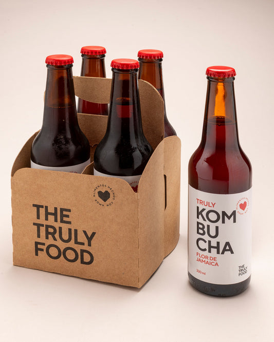 4-Pack Kombucha Flor de Jamaica 330ml
